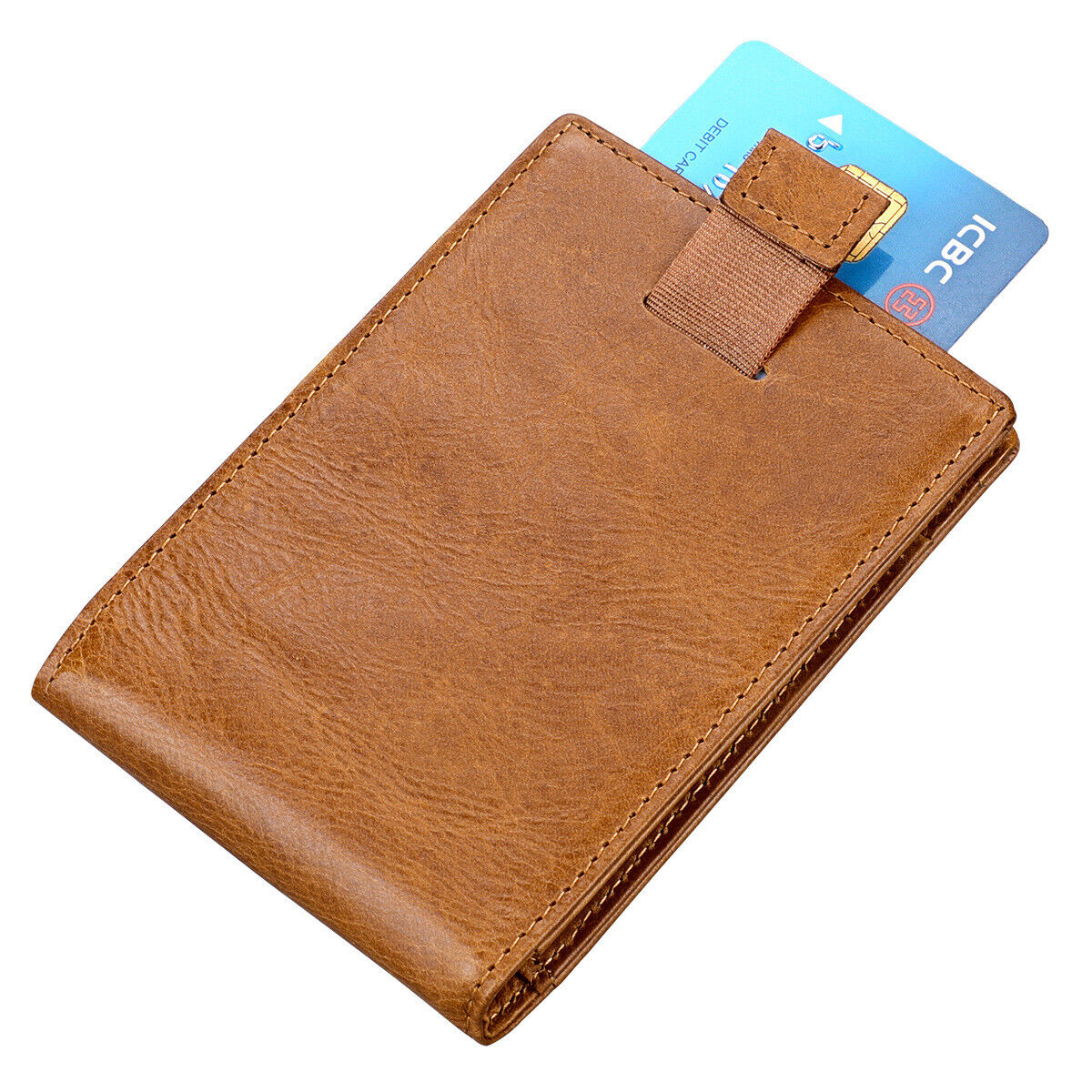Slim Wallets For Men With Money Clip Bifold Wallet RFID Card Holder