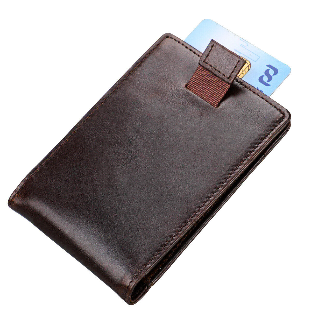 Slim Wallets For Men With Money Clip Bifold Wallet RFID Card Holder