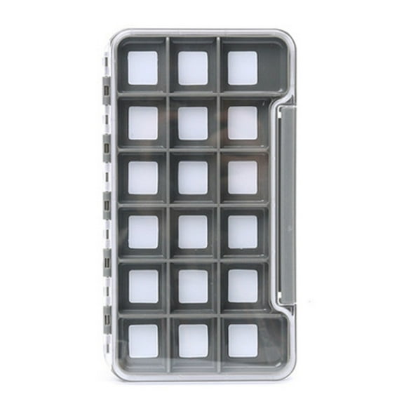 Slim Waterproof Magnetic Backed Fishing Fly Box Flies Hooks Keeping Tackle Box Organizer Fishing Box Storage Case Portable