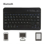 Slim Wireless Bluetooth Keyboard 78 Keys Full Size QWERTY Android Phone Tablet PC Mini Portable Bluetooth 3.0 Rechargeable for Laptop Travel Office Responsive Low Profile Quiet