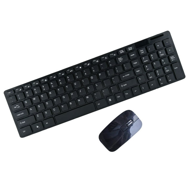 Slim Wireless Keyboard And Combo 2.4 Full Sized Silent Wireless