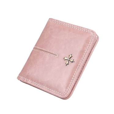FALAN MULE Women's RFID Blocking Wallet - Slim Genuine Leather With Coin Pocket