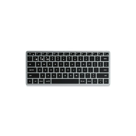 Satechi - Slim X1 TKL 60% Bluetooth Scissor Keyboard with Backlit Keys - Space Gray