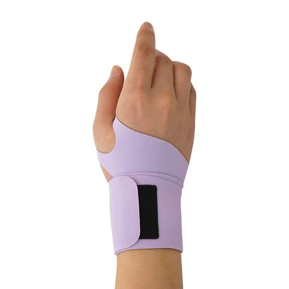 Slim and Colorful Wrist Brace, Flexible, Wrist Support, for Men and Women, Adjustable, Sports, Lightweight, Fits Both Hands, 1pcs (Lavender)