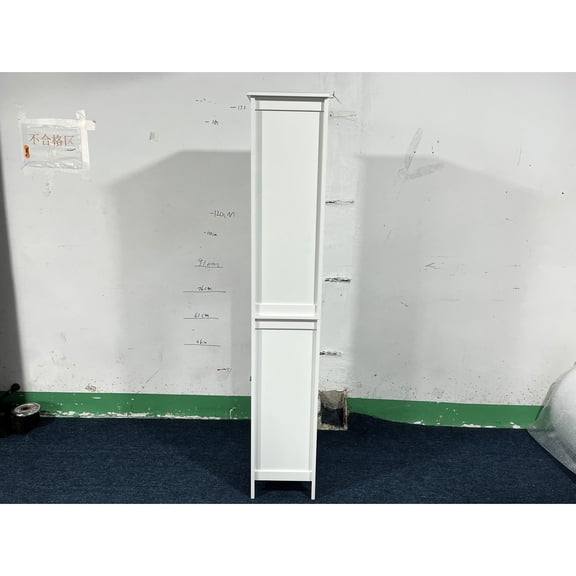 Slim and Tall MDF Storage Cabinet | Versatile Storage in Bathroom, Kitchen etc. | Create a Neat Living Environment