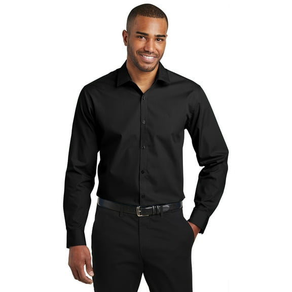 Slim fit Carefree Poplin Shirt W103