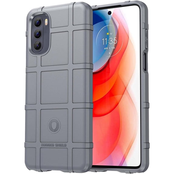 Slim fit Phone Case for Motorola G Stylus 2022 4G,Rugged Shield Slim Case with Military Grade Shockproof,Drop-Tested and Camera Lens Protection Cover for Moto G Stylus 2022 4G HD Gray