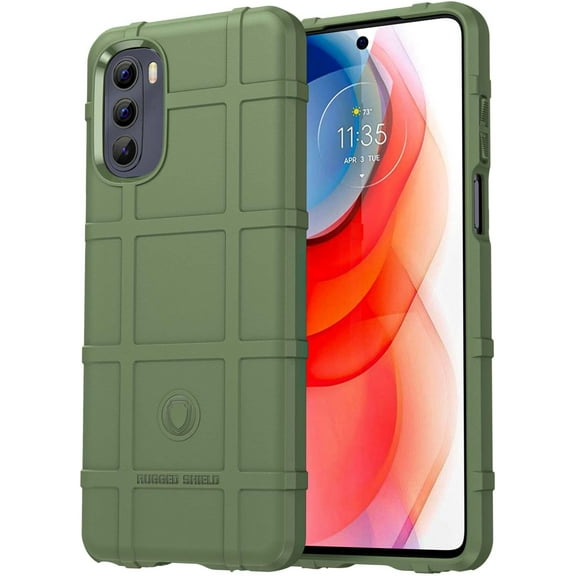 Slim fit Phone Case for Motorola G Stylus 2022 4G,Rugged Shield Slim Case with Military Grade Shockproof,Drop-Tested and Camera Lens Protection Cover for Moto G Stylus 2022 4G HD Green