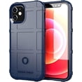 thumbnail image 1 of Slim fit Phone Case for iPhone 12, Case for iPhone 12 Pro, Rugged Shield Durable Case, Military Grade Shockproof and Camera Lens Protection for iPhone 12/12 Pro, HD Blue, 1 of 8