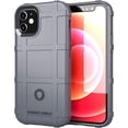 thumbnail image 1 of Slim fit Phone Case for iPhone 12, Case for iPhone 12 Pro, Rugged Shield Durable Case, Military Grade Shockproof and Camera Lens Protection for iPhone 12/12 Pro, HD Gray, 1 of 8