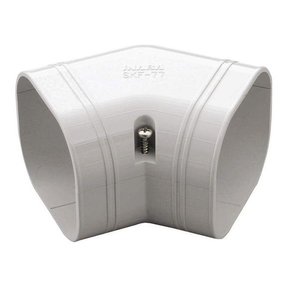 SlimDuct 2-3/4" 45 Flat Elbow White