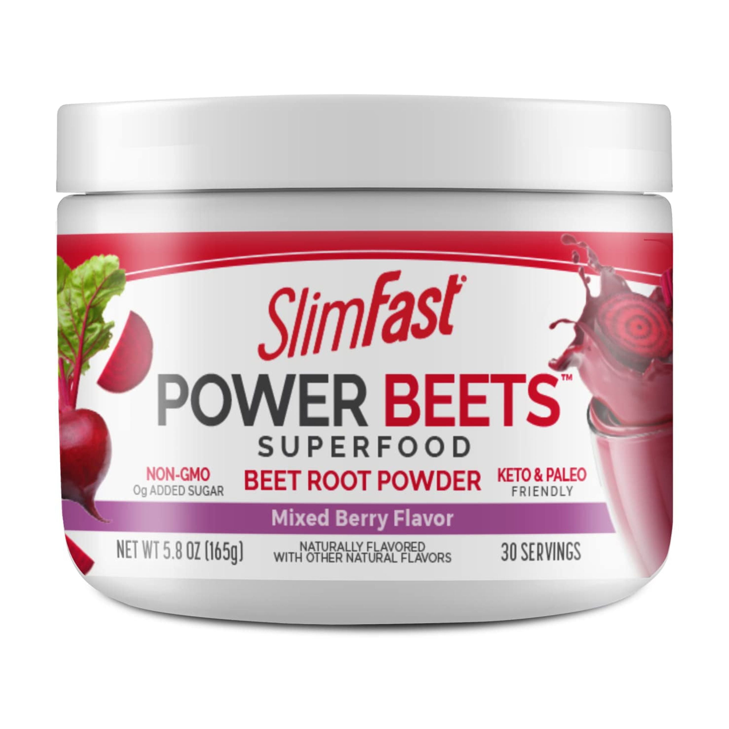SlimFast Beet Root Powder, Beets Powder Superfood, Fermented Vegetable
