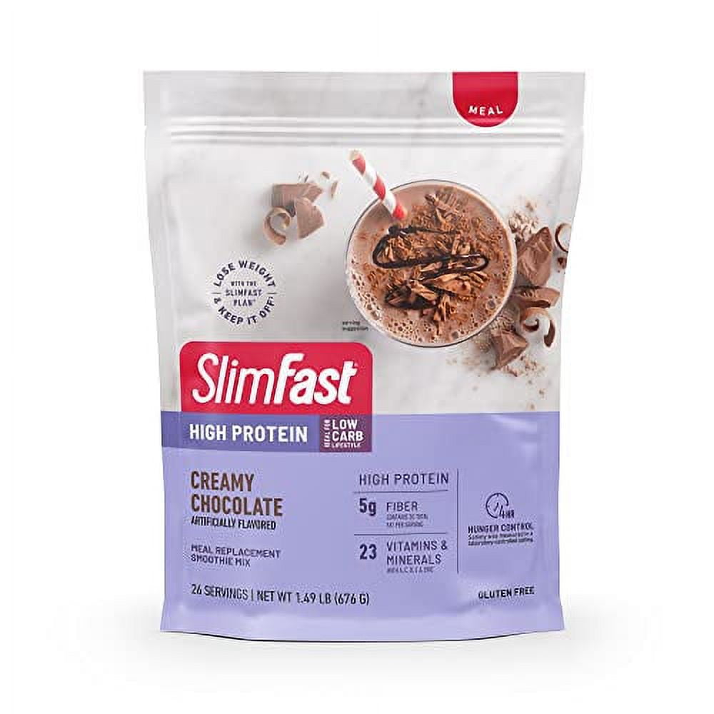 SlimFast High Protein Meal Replacement Powder, 26 Servings, Advanced