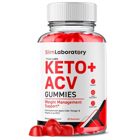 SlimLaboratory Maximum Strength ACV Gummies Advanced Apple Cider Vinegar Supplement 1000MG Formula Slim Laboratory 60 Gummies