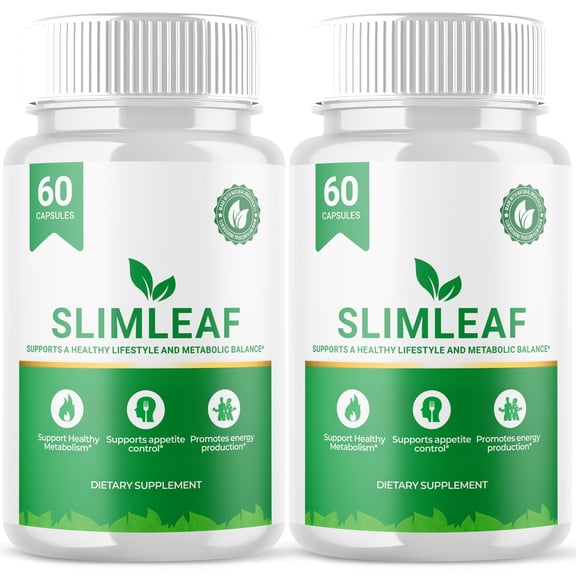 SlimLeaf Advanced Formula Pills Supporting Energy and Healthy Lifestyle Slim Leaf 120 Capsules