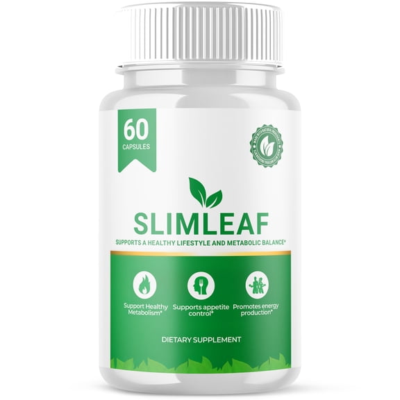 SlimLeaf Advanced Formula Pills Supporting Energy and Healthy Lifestyle Slim Leaf 60 Capsules