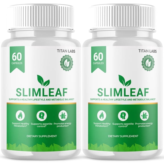 SlimLeaf Advanced Formula Pills Supporting Your Active Lifesyle Naturally Slim Leaf 120 Capsules