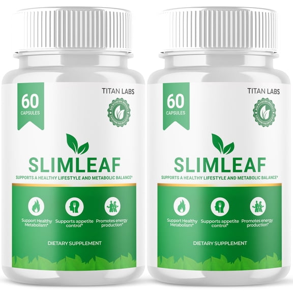SlimLeaf Advanced Formula Pills Supporting Your Active Lifesyle Naturally Slim Leaf 120 Capsules