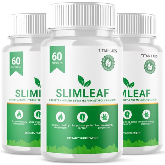 SlimLeaf Advanced Formula Pills Supporting Your Active Lifesyle Naturally Slim Leaf 180 Capsules