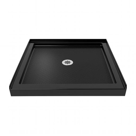 SlimLine Shower Base - Black - 32 x 32 in. - Slip-Resistant