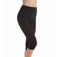 thumbnail image 1 of SlimMe By Women's High Waisted Capri Legging Shapers #MSM-109 Black L, 1 of 4