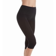 SlimMe By Women's High Waisted Capri Legging Shapers #MSM-109 Black L