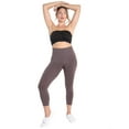 thumbnail image 1 of SlimMe High Waist Tummy Control Shapewear Leggings, SlimMe by MeMoi Medium / Heather Brown Shapewear, 1 of 2