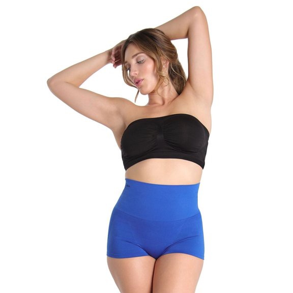 SlimMe High-Waisted Shaping Boy Shorts - Boys - Male, X-Large, Surf The Web