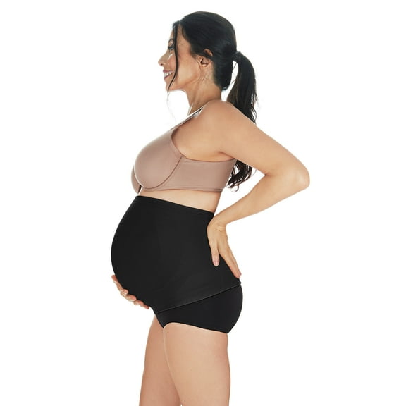 SlimMe Maternity Shaping & Supportive Belly Band, Large, Nude