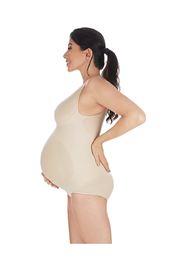 SlimMe Supportive Maternity Bodysuit with Cushioned Straps