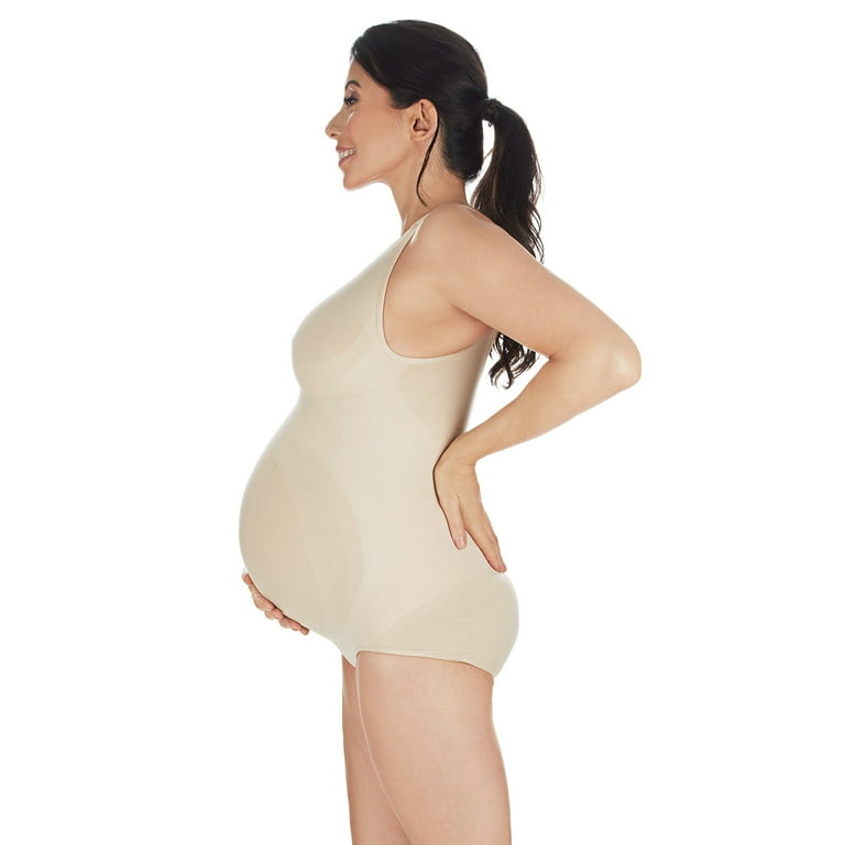 SlimMe Supportive Maternity Bodysuit with Cushioned Straps