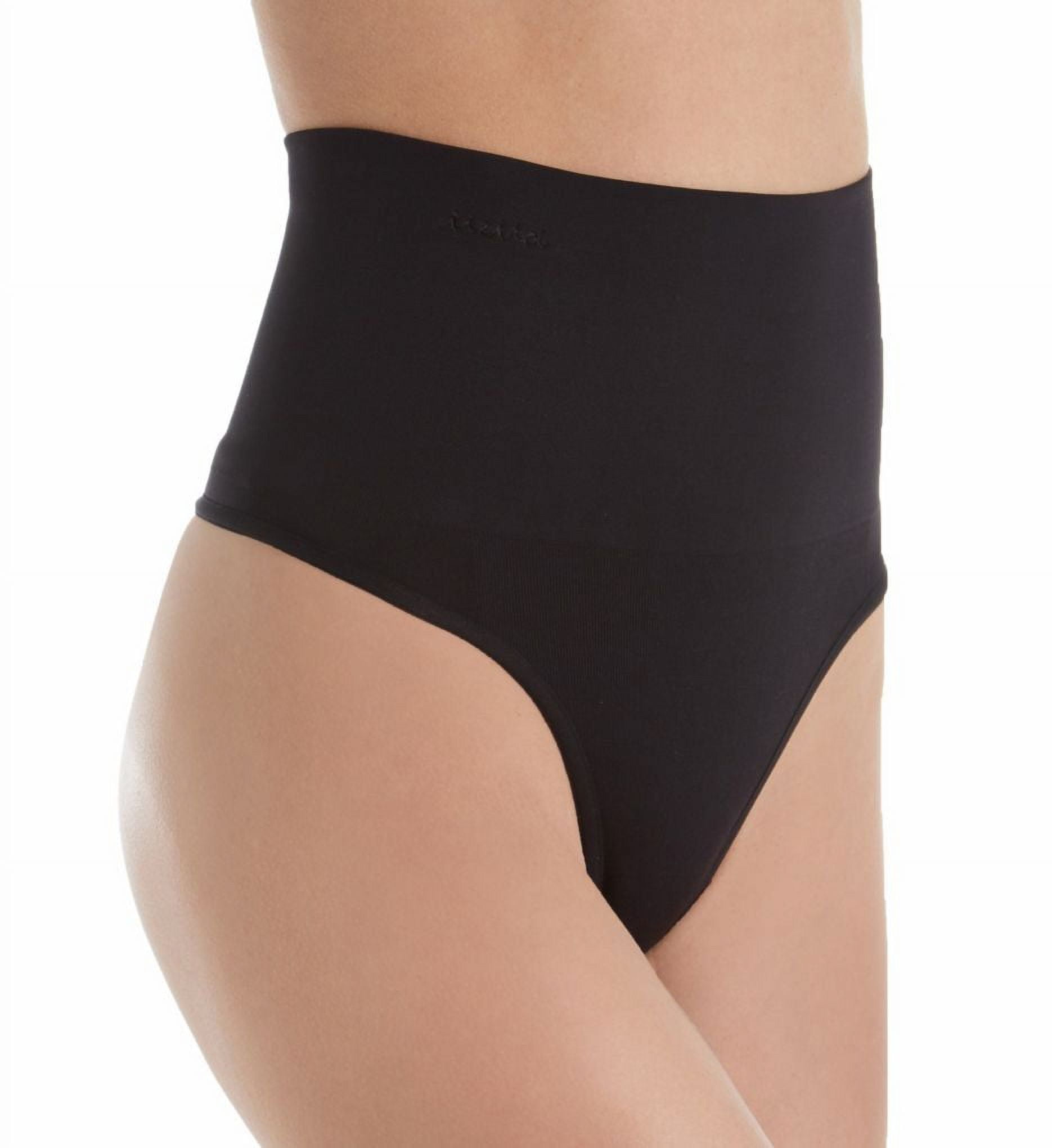 MISS MOLY Sexy Underwear for Women High Waist Thong Shapewear Tummy Control  Cincher Black 