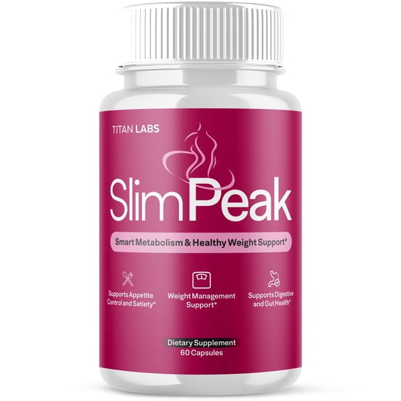 SlimPeak Advanced Formula Pills Supporting Your Active Lifesyle Naturally Slim Peak 60 Capsules