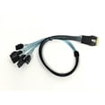 thumbnail image 1 of SlimSAS 8i (SFF-8654) Straight to 8X SATA Cable - 50CM, 1 of 3