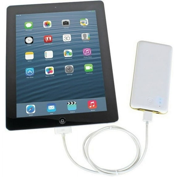 SlimTouch 6500 Slim Portable Power Bank (White)