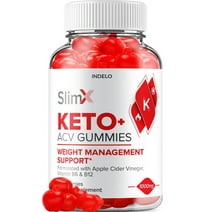 SlimX Keto ACV Gummies - Apple Cider Vinegar Supplement for Weight Loss - Dietary Supplements for Weight Management & Metabolism (60 Gummies)