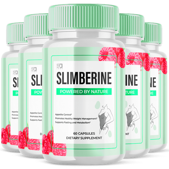 Slimberine Natural Loss Capsules Powered by Nature Advanced Supplement 300 Capsules