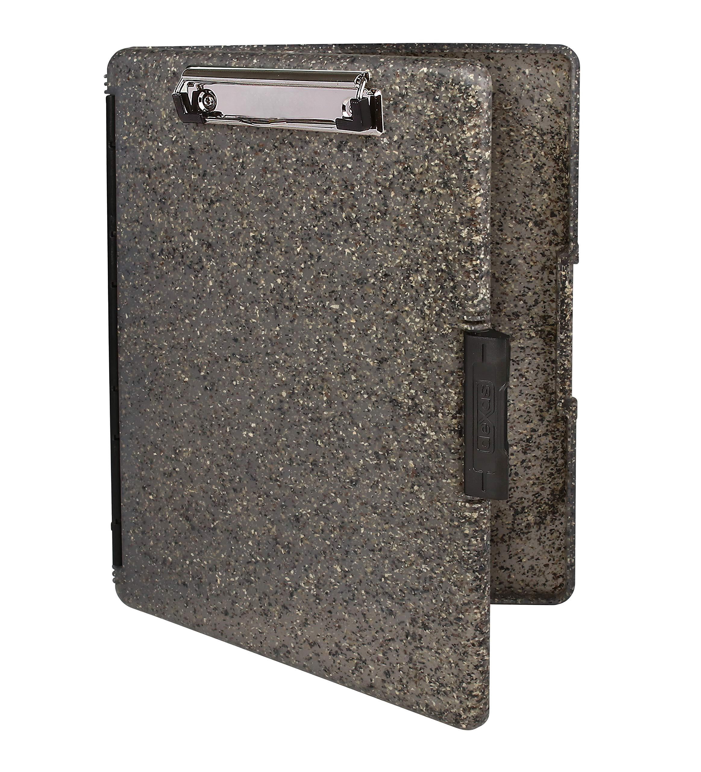 Slimcase 2 Plastic Clipboard With Storage And Side Opening  Heavy Granite Office Supplies Clipboards To Organize Carry Store A4 Holder