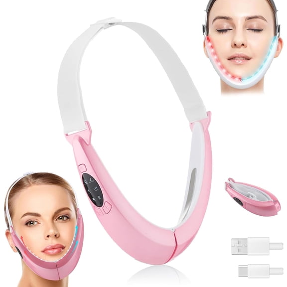 Slimdefine Face Massager - Slimdefine V Face Beauty Device, Double Chin Reducer V Line Face Lifting Machine, Slimdefine Jawline Massager, with 8 Modes & Adjustable Intensities