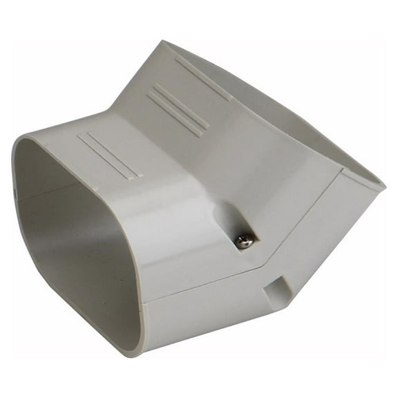 Slimduct Line Set Covers 4.38 in. W X 3 in. H Ivory