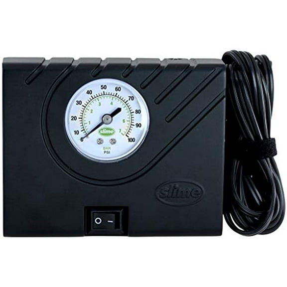 Slime 12 V 100 psi Tire Inflator/Gauge