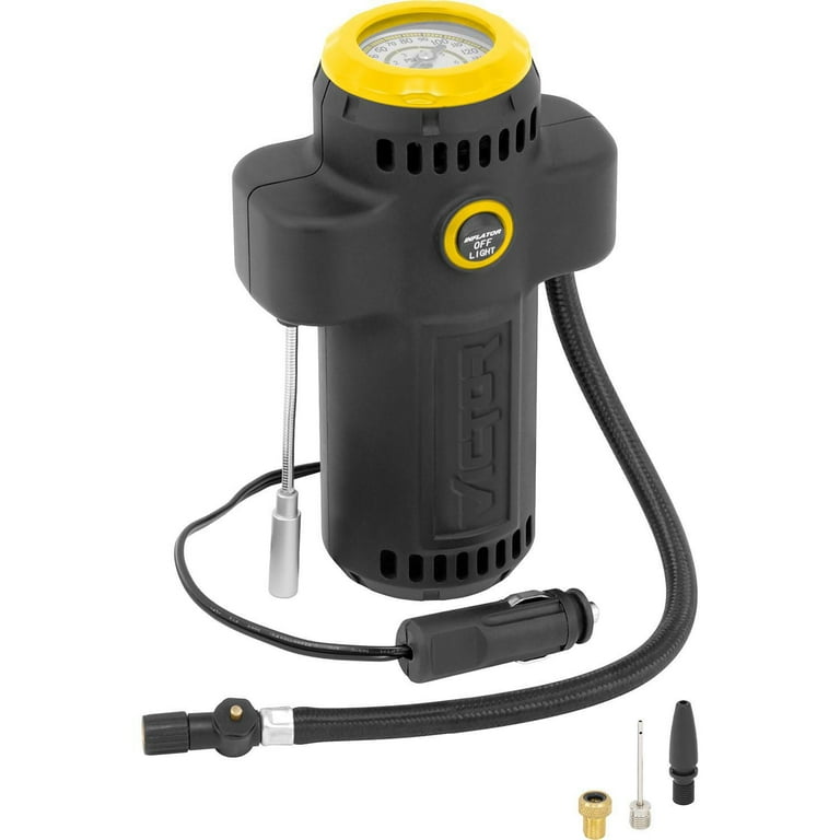 Slime 12V Tire Inflator w Gauge and Light 40050