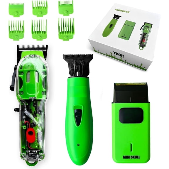 Slime 2 Barber Hair Clippers Trimmer  Set for Men with Matte  Case and X Fade