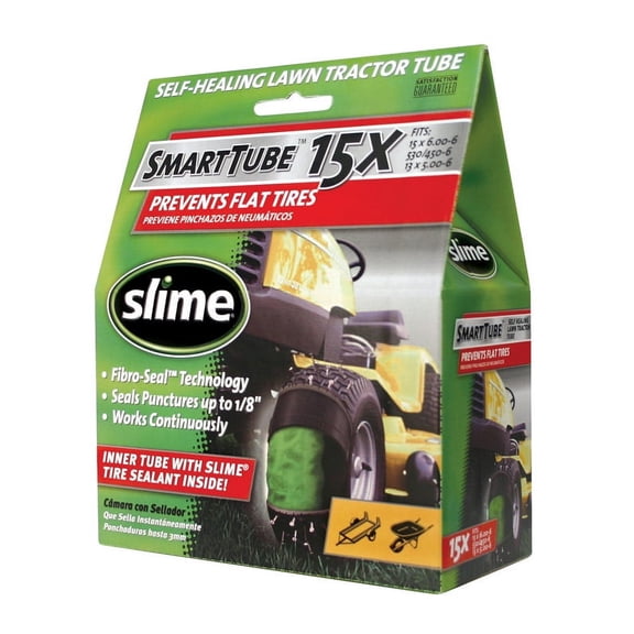 Slime 30014 Smart Tube Lawn Tractor Tube, 15"x6"