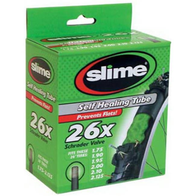 Slime Self-Sealing Bike Inner Tube 26x1.75-2.125 Presta Valve 48mm