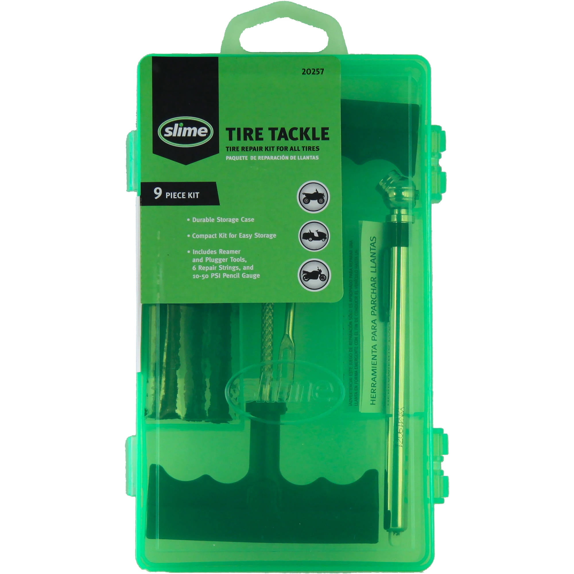 Slime Piece Tire Repair Kit Tools for Flat Tire Repair