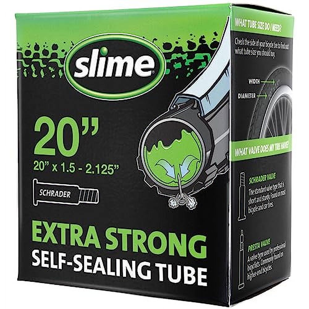 Slime Bike Inner Tube with Slime Puncture Sealant, Self Sealing