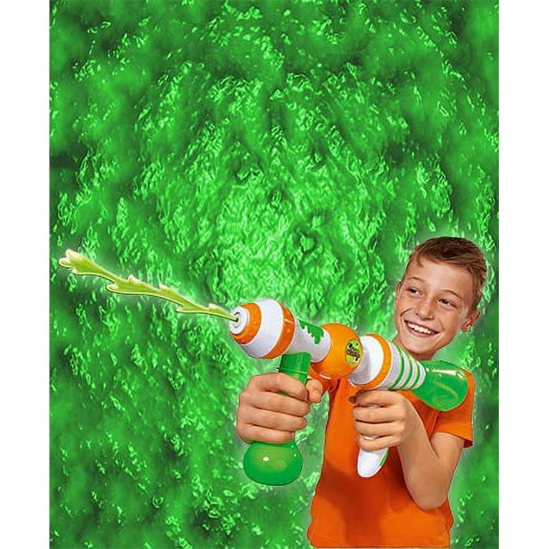 Nickelodeon Slime Sprayer Water Gun 5 Refill Packs Ages 6+ Green