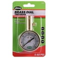 thumbnail interactive-video image 1 of Slime Brass Dial Tire Gauge (5-60 Psi) Gold Color - 20459, 1 of 7