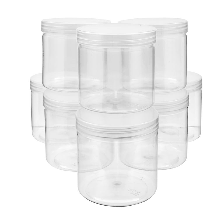 https://i5.walmartimages.com/seo/Slime-Containers-with-Lids-8-Pack-Clear-Plastic-Jars-for-Kids-DIY-Crafts-12-oz_3142b741-1e0b-4872-9738-a28509e202c0.9e8d6f1b8d27731ecdf5920457ec4f68.jpeg?odnHeight=768&odnWidth=768&odnBg=FFFFFF